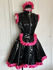 Misfitz black PVC & hot pink
