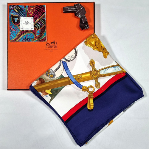Rare vintage hermes - hermes, silk