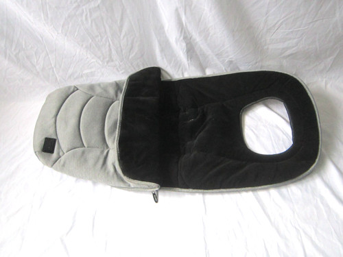 Deluxe oyster footmuff grey - footmuff,