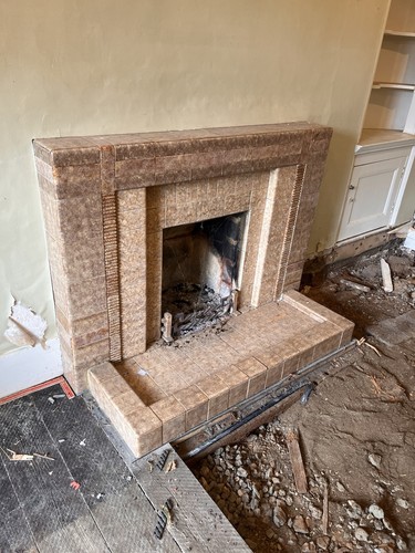 Art deco fireplace - deco,