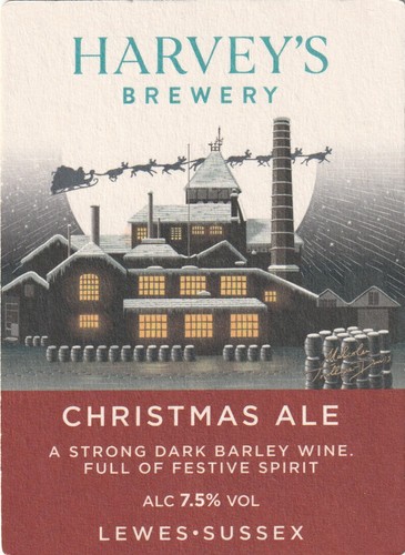 Beer mat harveys brewery - beer,