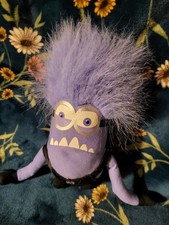 Despicable Me 2 Evil Purple One Eyed Minion Soft Toy Plush