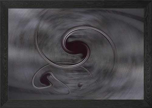 Outside sliding swatch - outside, framed