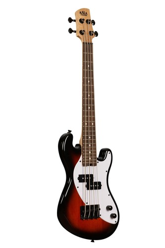 Solid body string - 4-string, tobacco