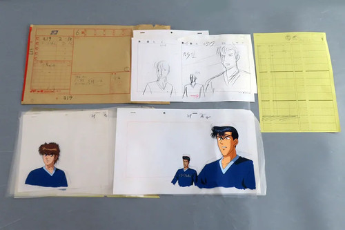 Anime cel original drawing - cel,