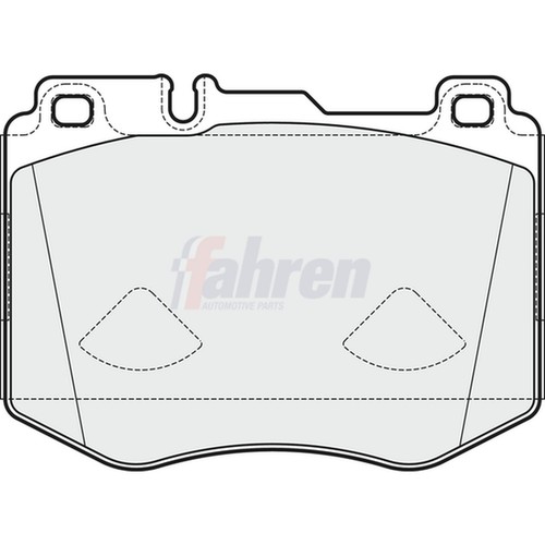 Brake pads set - brake, for