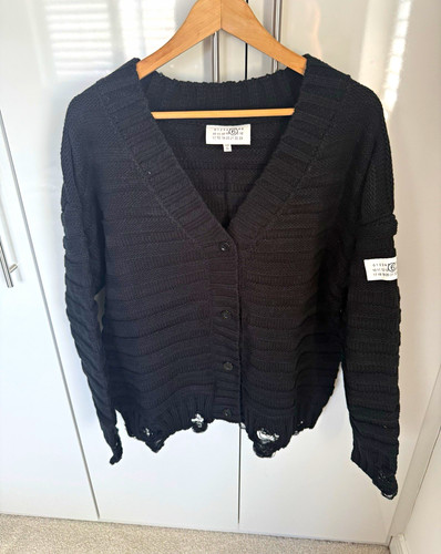 Mm6 margiela black knit - margiela,