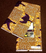 6yards African print real wax