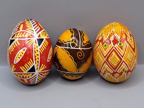 Vintage ukrainian pysanky - ukrainian,