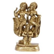 Hindu God Brass Lord Vishnu