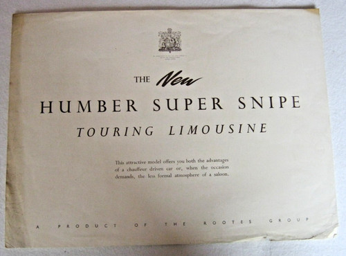 C1952 humber super snipe - c1952,