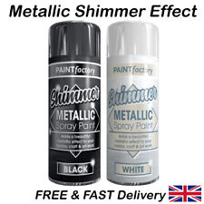Metallic Spray Paint Aerosol Wood Metal Plastic Shimmer Effect All Purpose 200ML