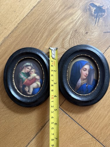 Antique pair hand painted - antique,