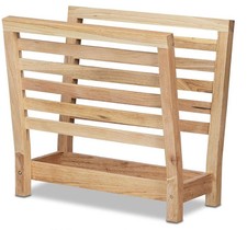 Standing magazine rack - standing, wood