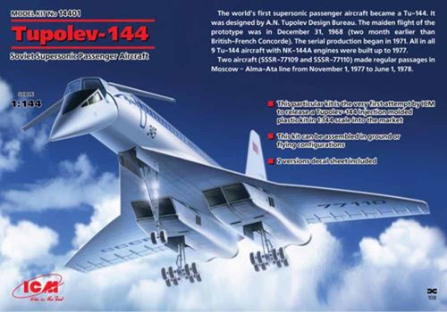 Icm 14401 tupolev 144 - 14401, tu-144
