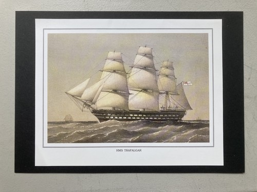 Naval print hms trafalgar - hms,