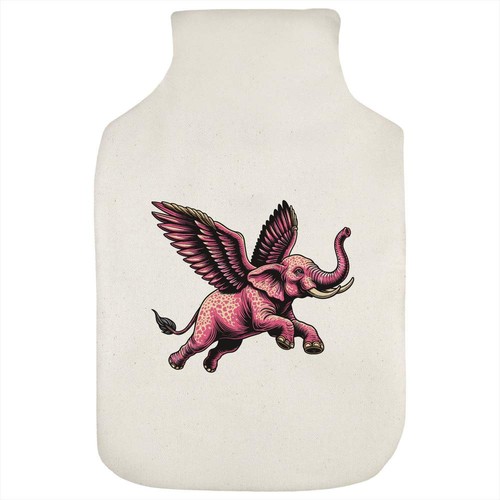 Pink elephant flying hot - flying',