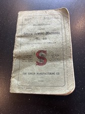 Singer sewing machine no. 66 instructions 1930