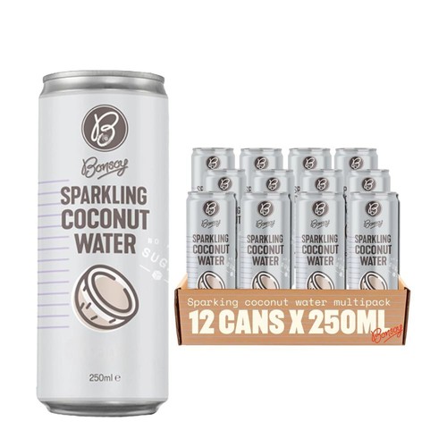 Bonsoy sparkling coconut water - bonsoy,