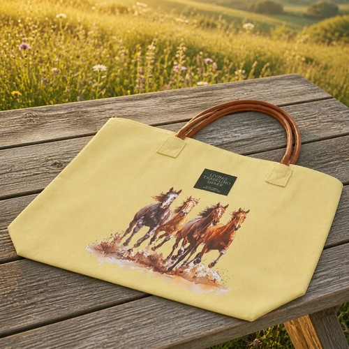 Lemon yellow stylish tote bag - yellow,