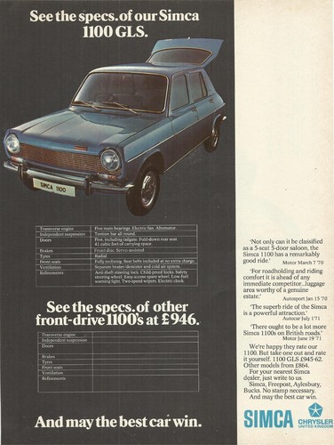 Simca 1100 gls original - simca,