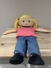 Puppet Company Ventriloquist Girl Full Body Hand Puppet Soft Plush Toy 23” tall