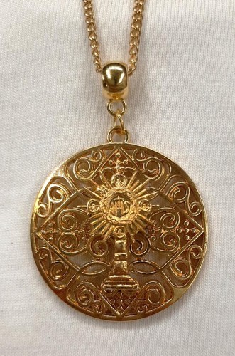 Striking etched eucharistic - etched,