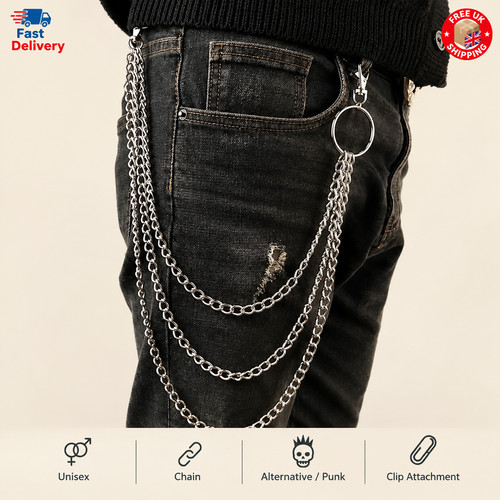 Metal trouser wallet - metal,