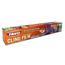 Hero Easycut Cling Film 60M x 30cm | Cutter Dispenser | Catering | Food Safe