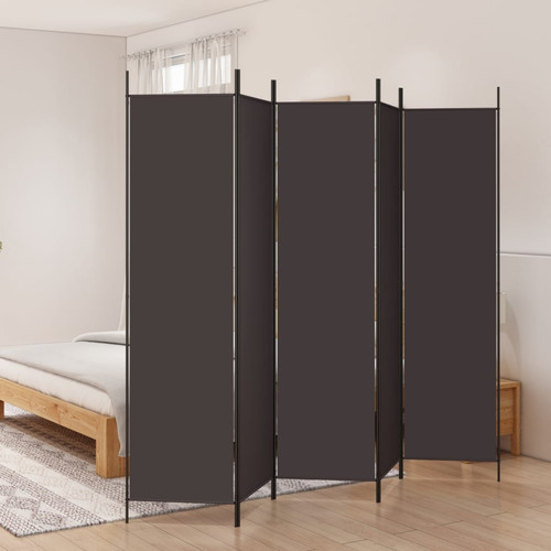 Room divider panel brown - room, 5-panel