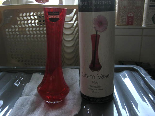 Dartington crystal red stem - dartington,