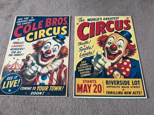 Vintage style circus - vintage,