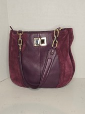 Vintage B. Makowsky Plum Suede