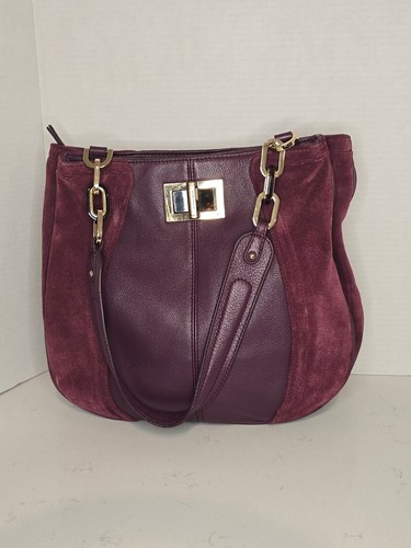 Vintage makowsky plum suede - vintage,