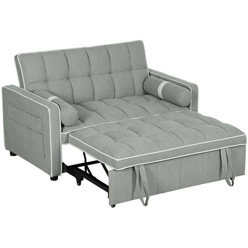 Seater linen look sofa - linen-look,