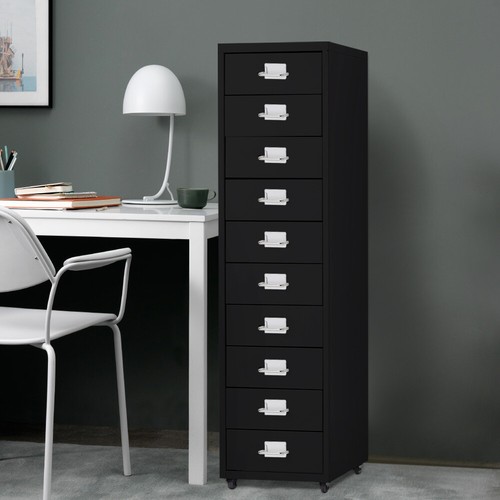 Mobile black office drawers - office, 10