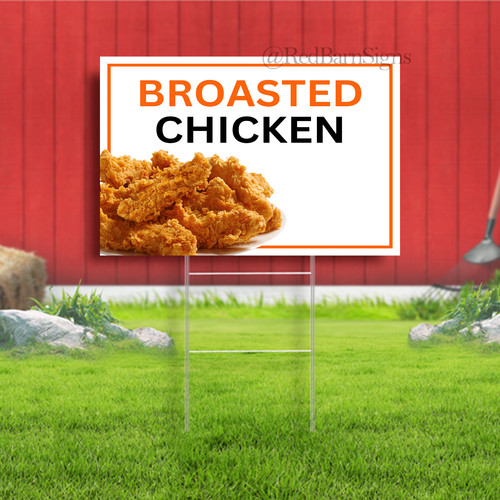 Broasted chicken indoor - broasted,
