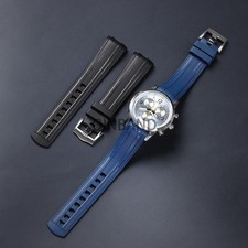 Curved End 20mm Rubber Strap