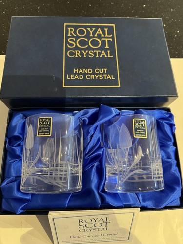 Royal scot crystal tumblers - crystal,