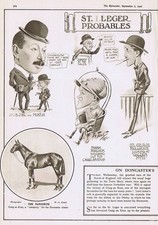 HORSE RACING Caricatures of