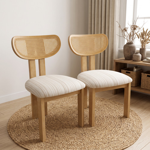 Set cane rattan - cane, back