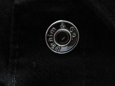 D & CO. black velvet button down coat  size M