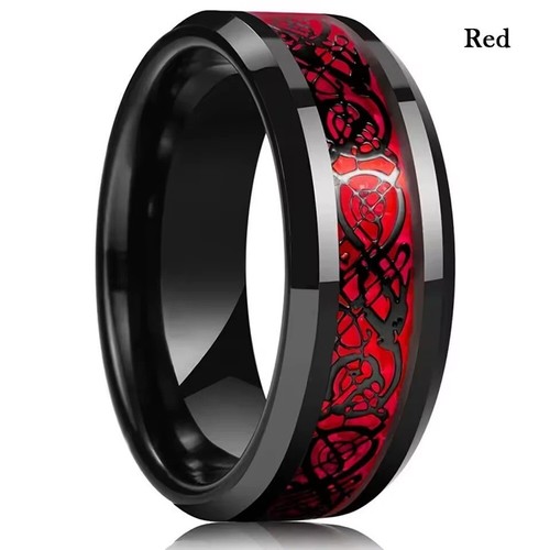 Men ring dragon - ring, celtic