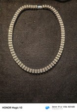 Silver Toned Diamond Tennis