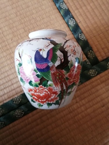 Kutani ware floral bird - floral,