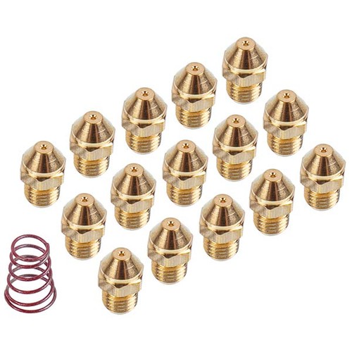 Set nozzles lpg for gas - nozzles,