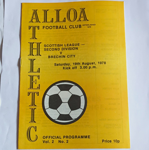 Alloa athletic brechin - alloa, city