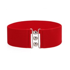 Buckle Elastic Waspie Nurses Waist Belt 3 Inches Wide Clasp