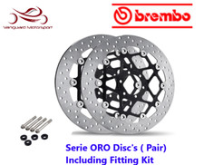 YAMAHA R1  YZF R1 2004 - 2006  BREMBO UPGRADE KIT- FRONT- BRAKE DISCS X2 320MM  