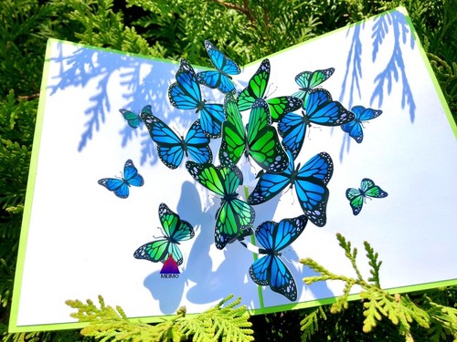 Pop greeting card - 3d, up